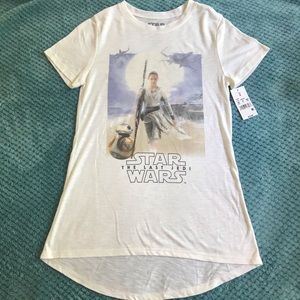 Star Wars the Last Jedi high-low tee